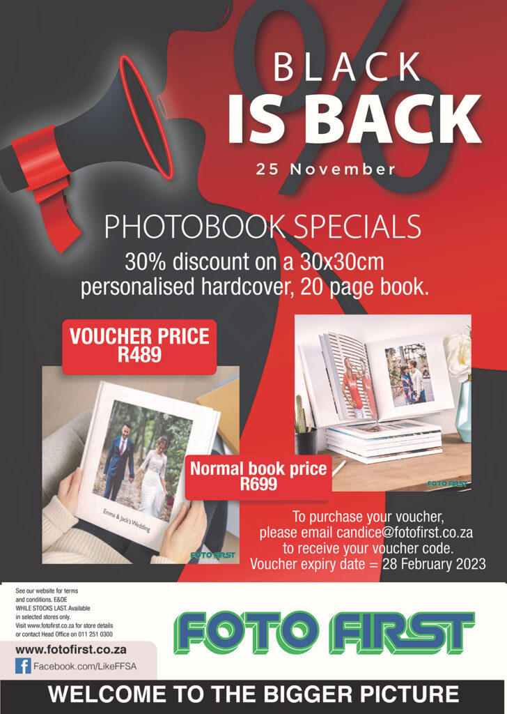 BalckFridayphotobookvoucherposter FotoFirst Photobook